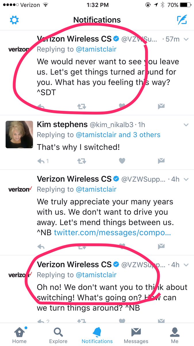 tamistclair's tweet photo. I'm sensing they really don't care!! 😑@VZWSupport @verizon #condecending https://t.co/HHYWCh8Ip5