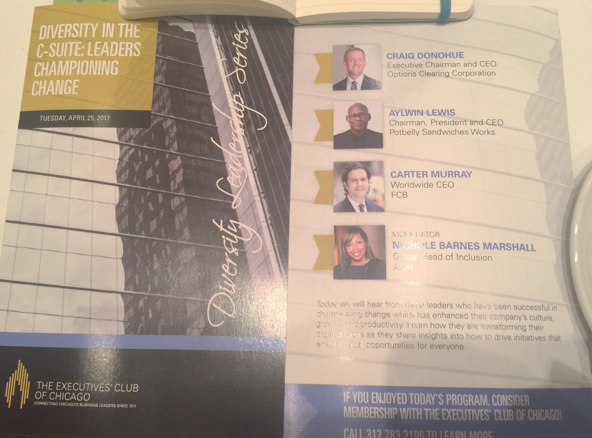 Heather__Ruiz's tweet photo. "White heterosexual males need to champion equality for women or it'll take forever." Carter Murray @ExecClubChicago https://t.co/xs2KuZeUzV