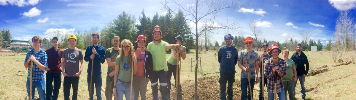 FlemingCollege's tweet photo. . @fleming_uft students honour professors Katrina Van Osch-saxon and Tom Mikel at the Women in Trees event https://t.co/3DYylDbcz4 https://t.co/J67rmaAToS