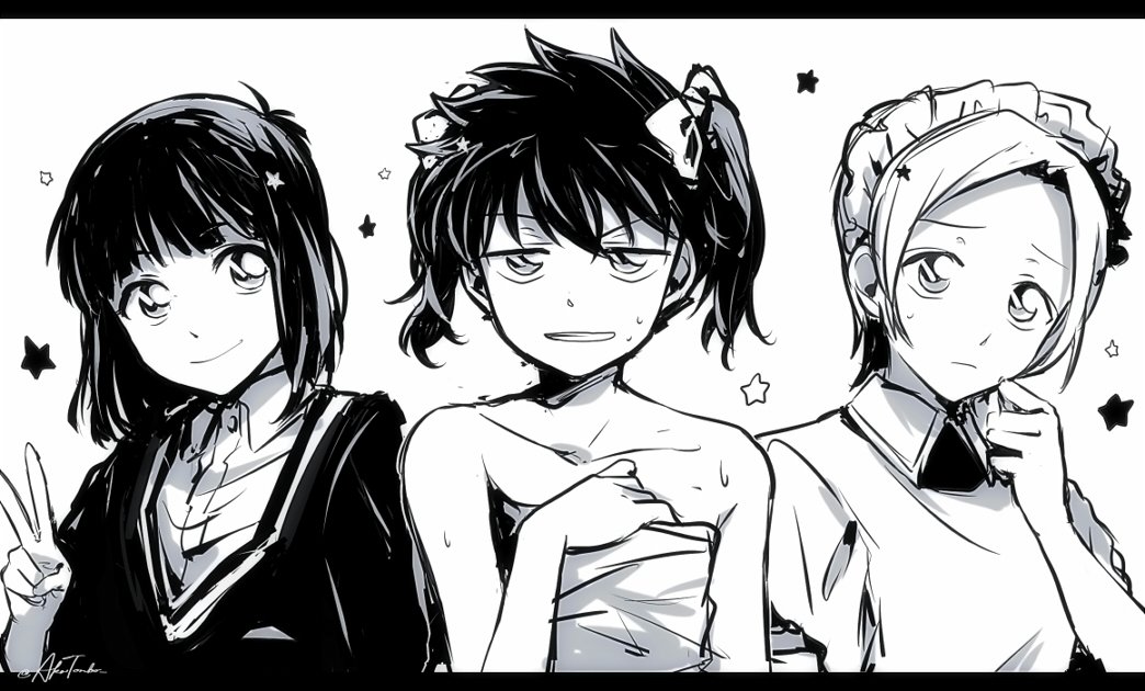 女装トリオ 