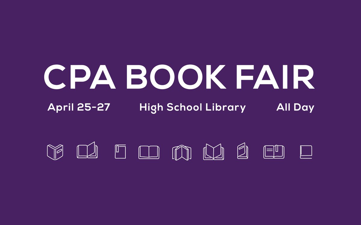 cpalions's tweet photo. #CPAhighschool, the HS Book Fair is underway with a wide variety of books available for purchase, including all required summer reading! https://t.co/0htv3owLh9