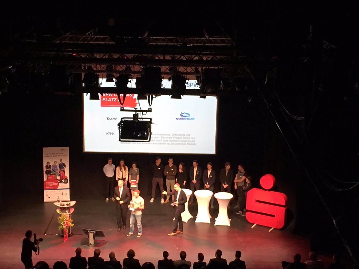 BPW_wirgruenden's tweet image. Platz 2 ganz quick an quicksuit! Herzlichen Glückwunsch! #wirgründen