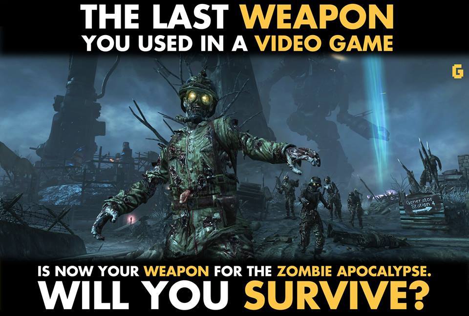 BeeTheSwarm's tweet photo. If your answer is the #ZomBees laser gun, you will! Not so sure about the paddle from #StackTheDots though...
#IWillSurvive #WillYou ? https://t.co/dOALPeGSUD