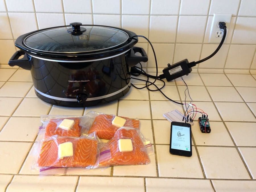 PunchThrough's tweet photo. Use #BLE to control your cooking experience with this #LightBlueBean sous-vide cooker! https://t.co/sTDyckKcQI https://t.co/tCzu9YDrIG