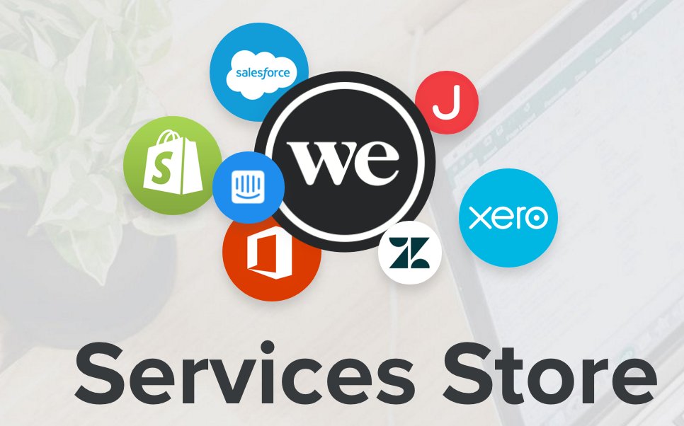stefredmond's tweet photo. Exciting day! @WeWork released their #ServicesStore and you'll notice they have a beautiful blue partner over there on the right... @Xero! https://t.co/0zEc5A5lti