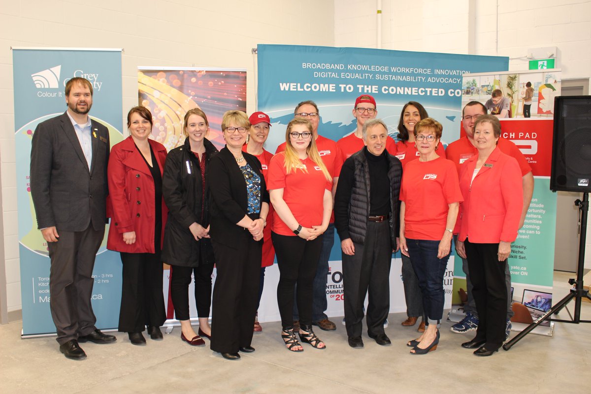 TownofHanover's tweet photo. #DYK @GreyCounty is in the #Top7 #IntellegiantCommunities? @launchpadyatc enables our youth to develop skills for future success! #ICFTour https://t.co/OaQbCvPh62