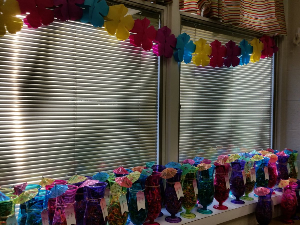 Thank you PTO for our adorable luau themed staff appreciation week!