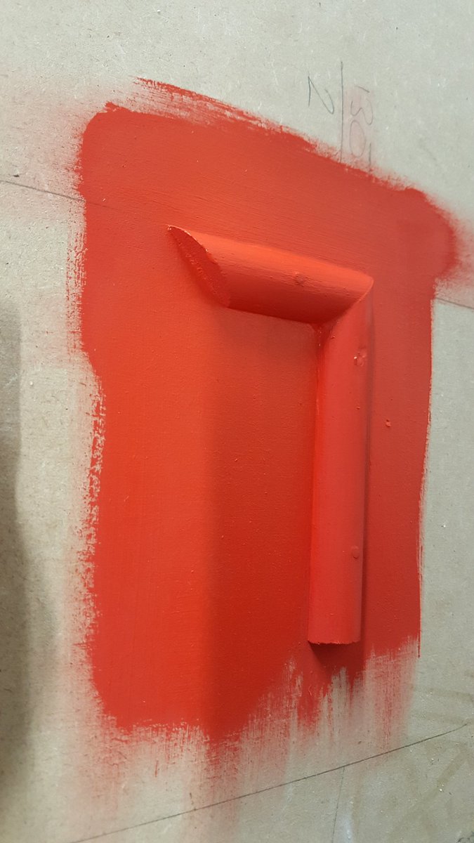 productionandy's tweet photo. First test with the moulding and the paint, now on to the real thing #unit12 #lift https://t.co/gVJWeN2H3G