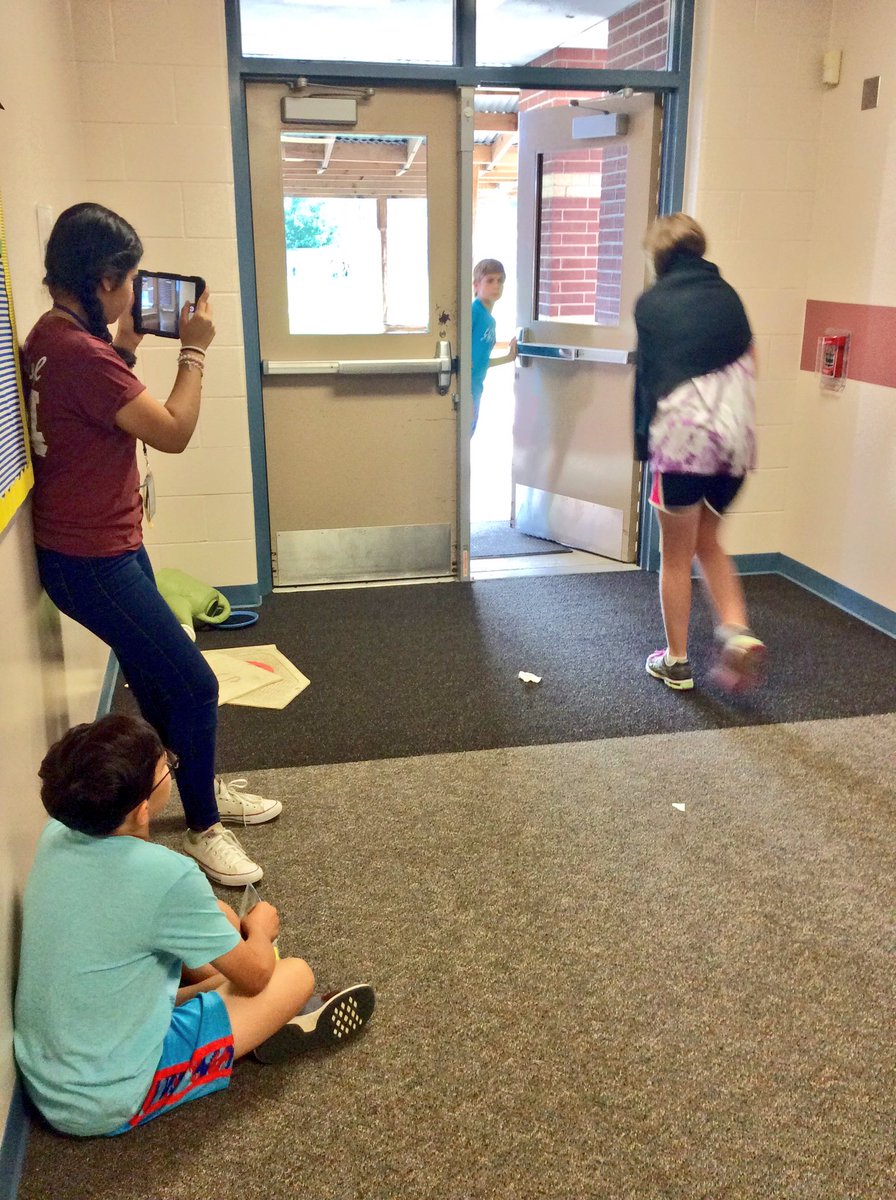 _gillespiekate's tweet photo. Finally getting to film our book trailers! 🎥🎞📖 #iMovie #creechpride https://t.co/cBW2iYsBQd
