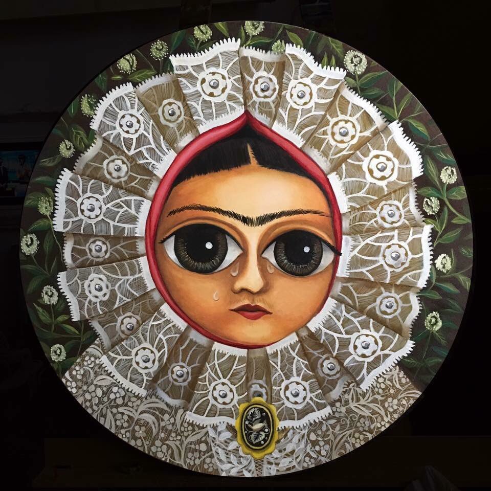 elnino_terrible's tweet photo. Tehuana, 2016
Óleo  tela, 70cm diámetro 
#ObraDisponible https://t.co/0dP169FkGU