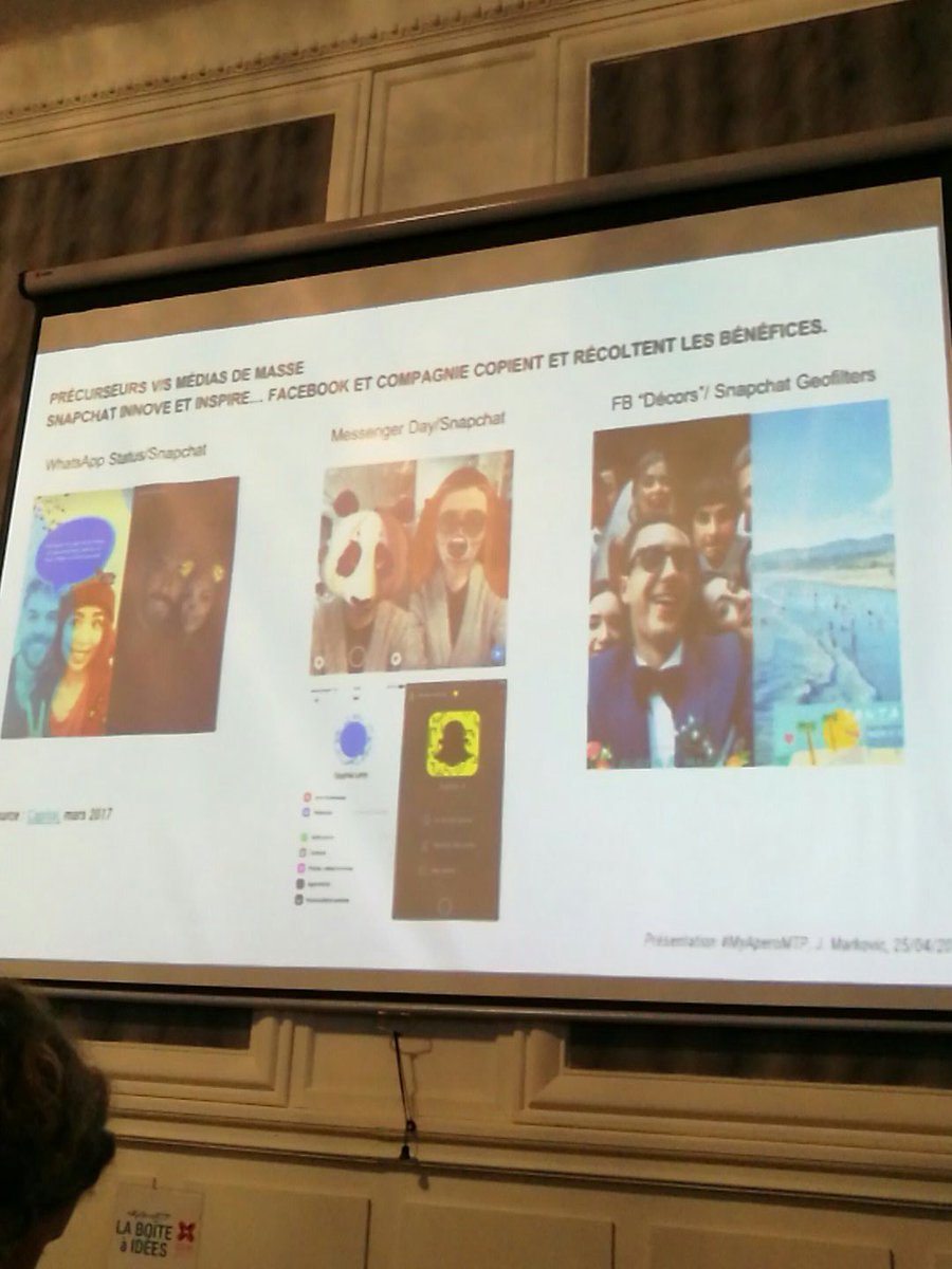 Fabsvll's tweet photo. Quand tous les réseaux copient @Snapchat ! @DC_Mtp @LesDissidents #MyAperoMTP #socialmedia #FrenchTech https://t.co/wFvo1UYX3r