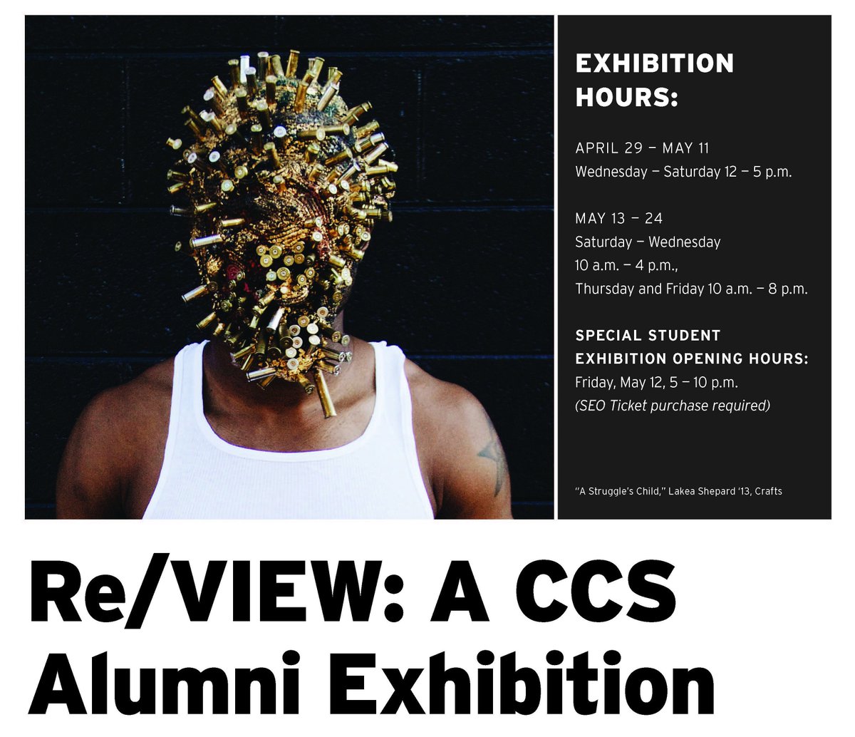 CCS_Detroit's tweet photo. THIS FRI join us for the opening of Re/VIEW: CCS Alumni Exhibition @ #ccsdetroit from 6-8pm. #ccsdetroit https://t.co/HmF5DIe6Ty https://t.co/mpImrxz6SI
