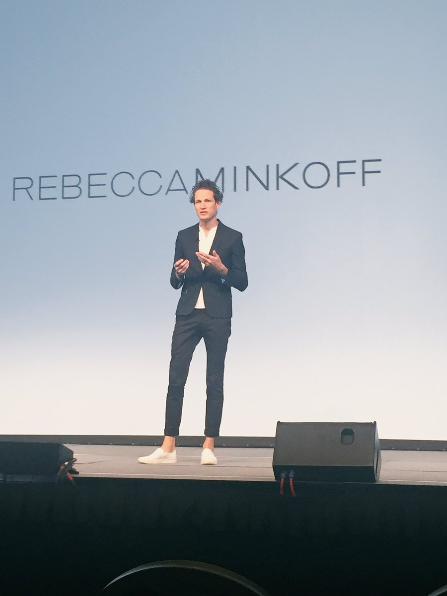 jtharp's tweet photo. Rebecca Minkoff CEO: To be successful you must be nice, on time, and have a great product.  Simple and true.  #brontosummit https://t.co/9uzhXUqS7q