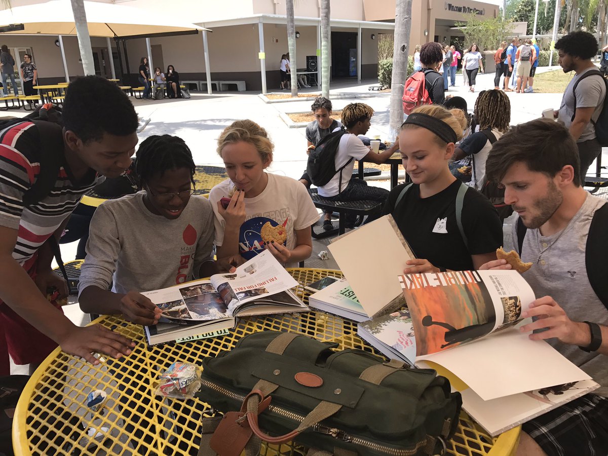 JWMHS's tweet photo. #Mustangs2017 have their @JWMHSStampede #Yearbook!! You might have to do a #DoubleTake because it is so amazing! #MemoriesHappenHere https://t.co/bmSwTSp6az