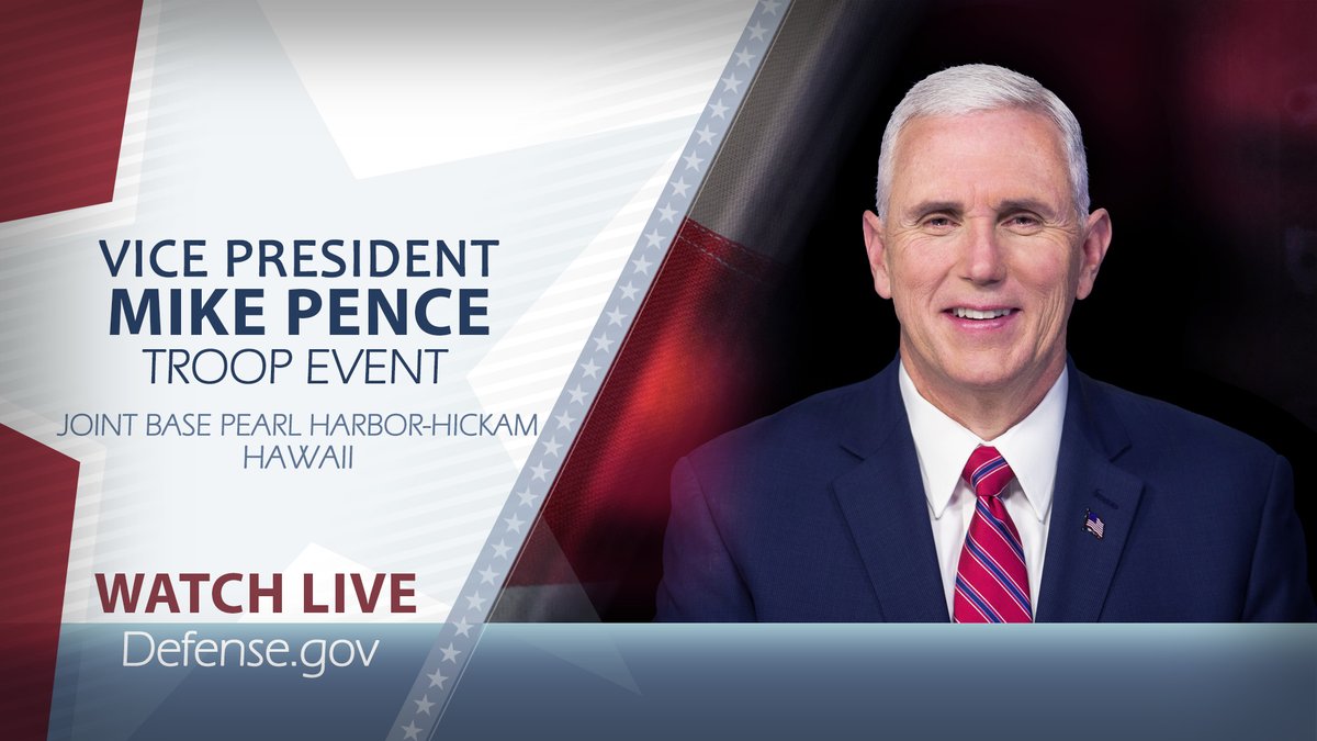 donald44444's tweet photo. At 6:30 p.m. EDT @VP Pence makes remarks to service members at @JointBasePHH... https://t.co/dSUyYDX2oF by #RosaTrunk via @c0nvey https://t.co/PF4nN0LMQX