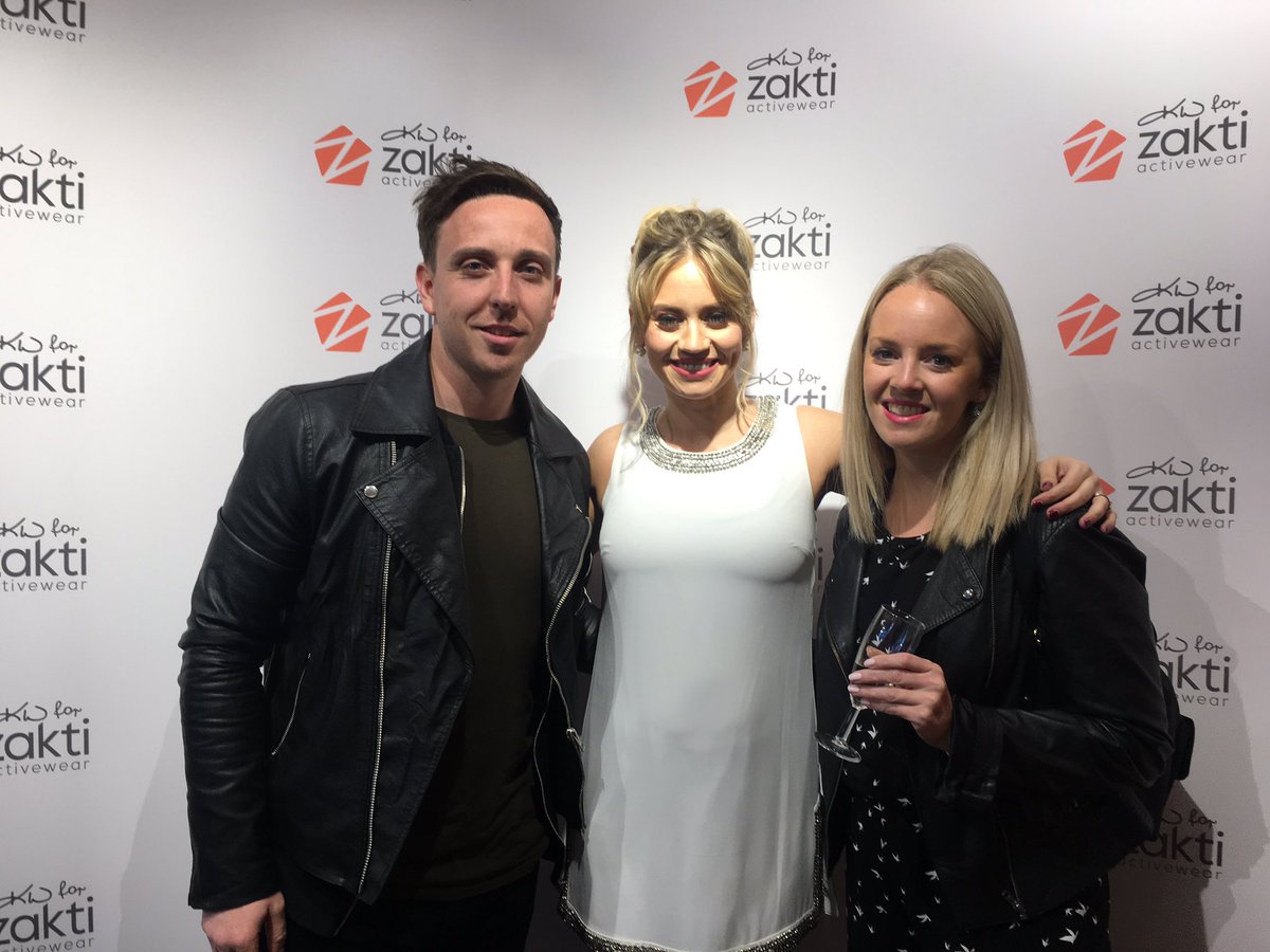 MOVEITSHOW's tweet photo. So excited to be @KimberlyKWyatt new active range launch with @Zakti_Active #moveit2017 #activerange #zakti #movefit17 https://t.co/cQSEw7Al1y