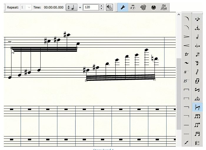 finaleofficial's tweet photo. Learn how to easily create and adjust cross-staff beams in Finale. https://t.co/yRng3s3CSW #musicnotation #musictech #finaletips https://t.co/PQslXgNVGH