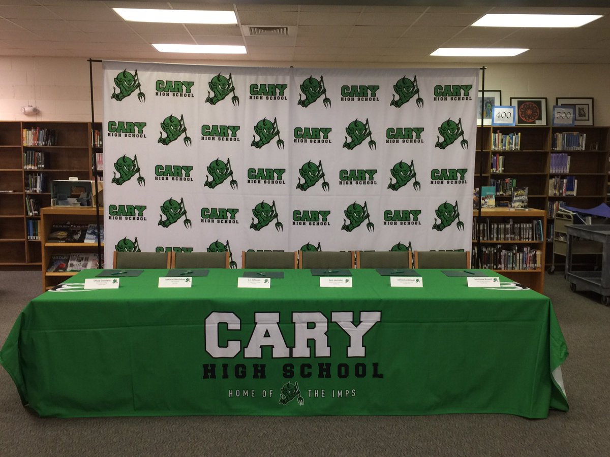 IMPAthletics's tweet photo. Waiting for our 6 seniors #Goodwin #Haroldson #Johnson #Lavinder #Lundergan #Russell to sign #Collegiates #CaryProud
3pm Media Center https://t.co/QJNK5gbeRH