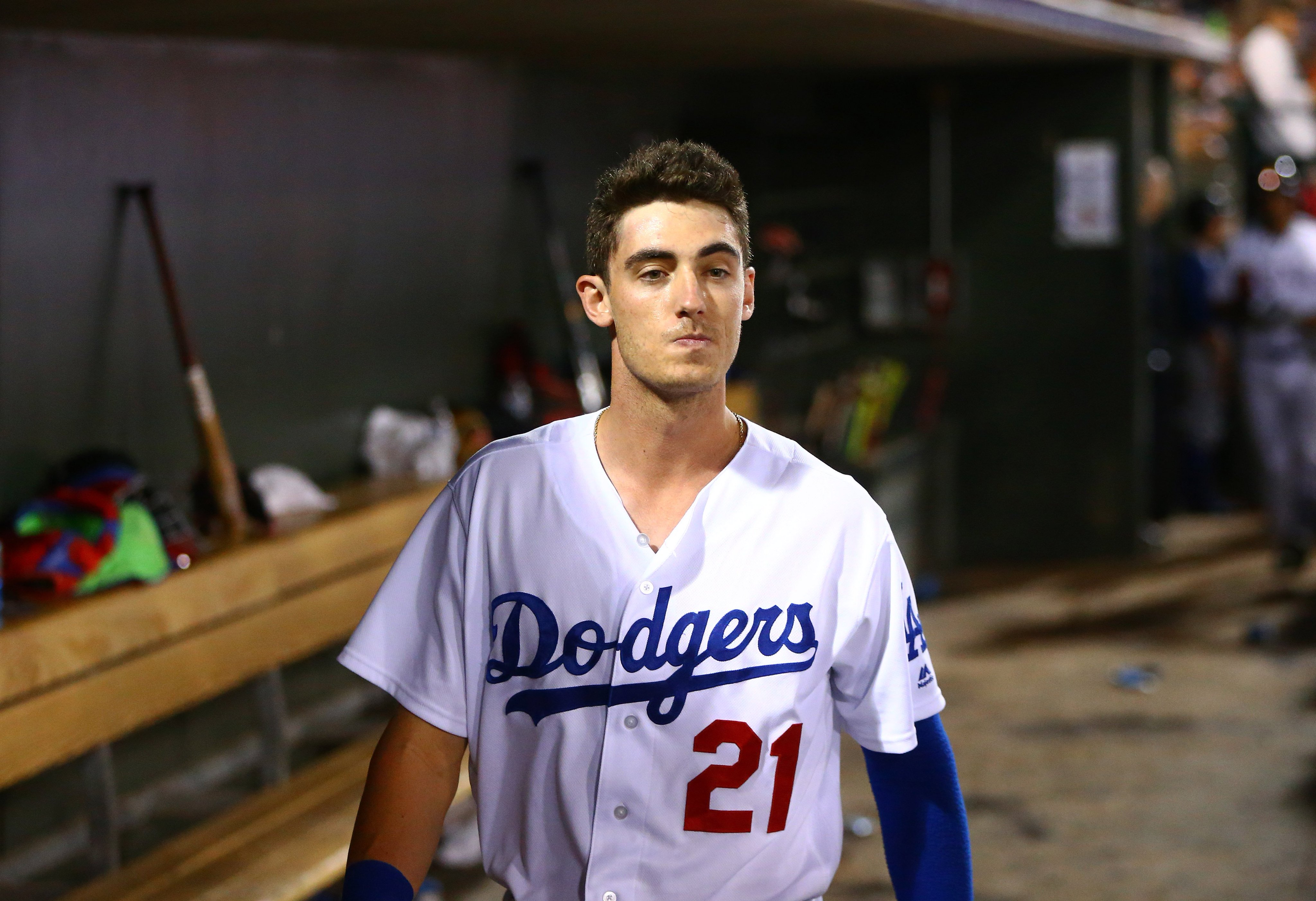 MLB Trade Rumors on X: #Dodgers top prospect Cody Bellinger is making his  Major League debut tonight:    / X