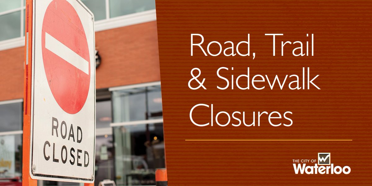 citywaterloo's tweet image. Intersection at Spruce St &amp;amp; Hickory St W will be closed on Wed Apr 26 at 7am - Fri June 23 at 5pm for road reconstruction cc @melissadurrell