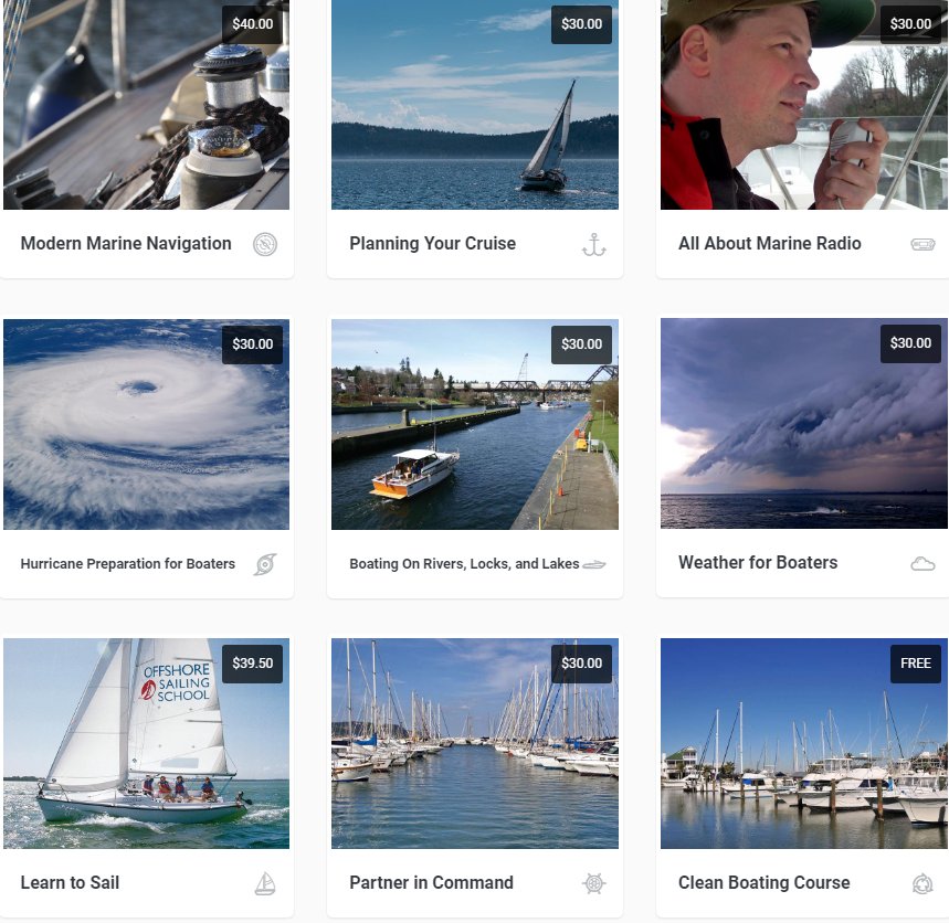 BoatUSFdn's tweet photo. Did you know we have other online specialized courses? Check them out: https://t.co/XOpcdTDdVY https://t.co/jxf9hZtl13