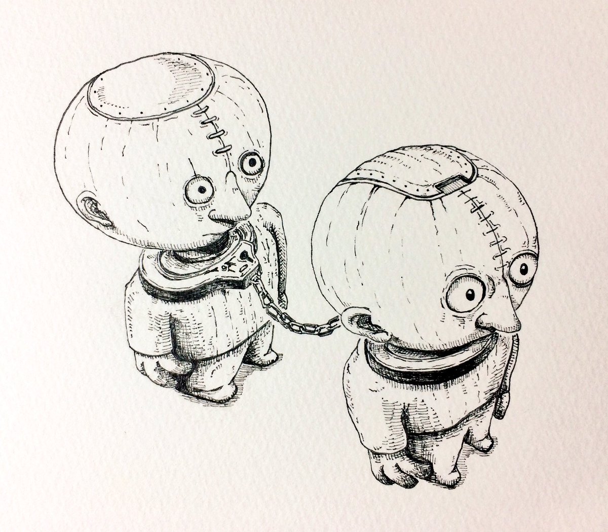Andmorefine Twitter वर つながれた関係性 イラスト 真夜中の幻覚 ペン画 手錠 気持ち悪い 関係 Andmorefine Twitter वर つながれた関係性 イラスト 真夜中の幻覚 ペン画 手錠 気持ち悪い 関係
