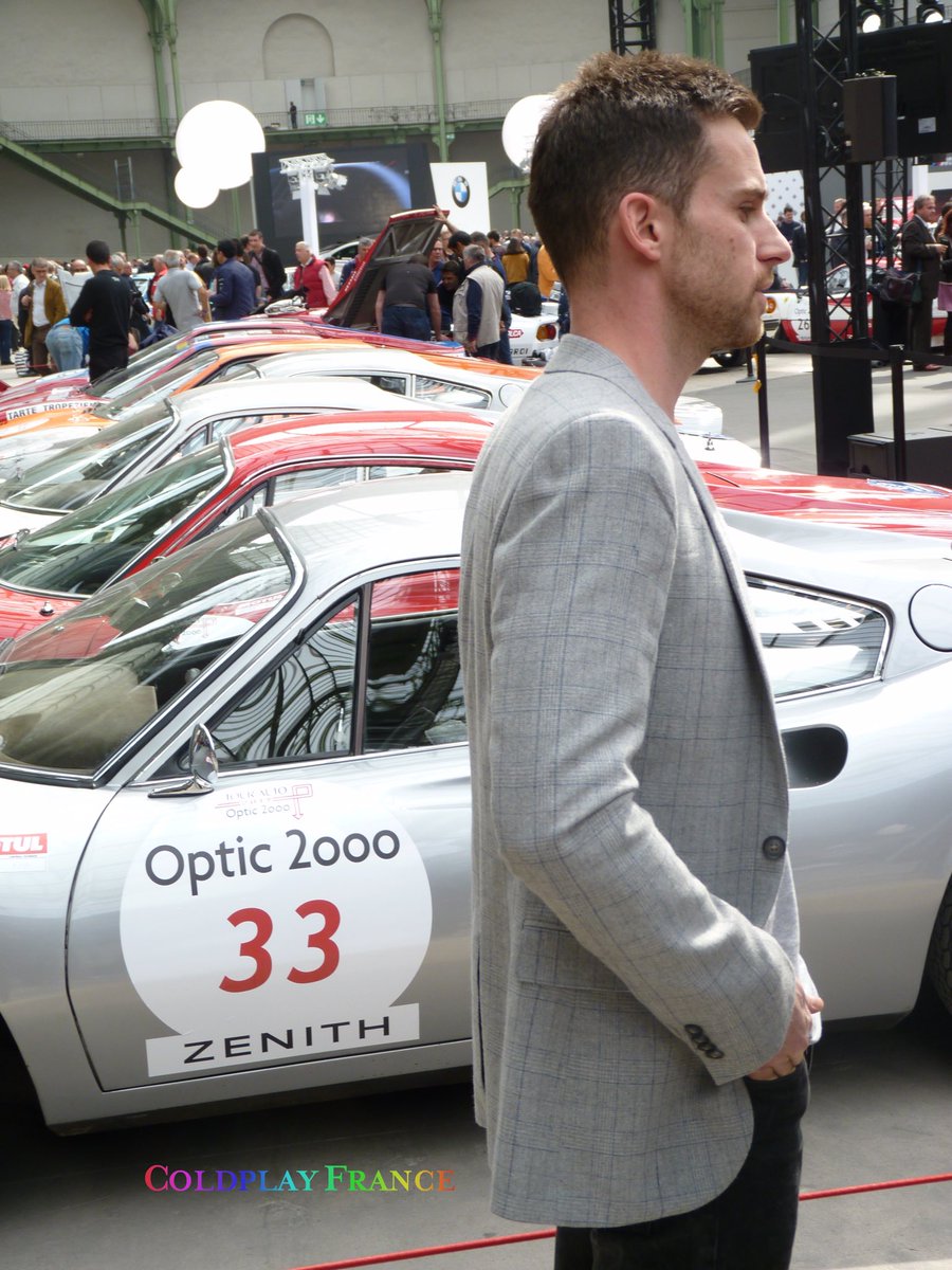 ColdplayFrance's tweet image. #GuyBerryman à Paris lors du @tourauto 🇫🇷 @coldplay (by @ColdplayFrance)