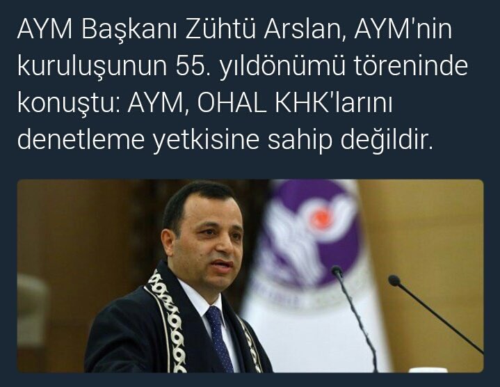 Kuruluşunun 55. Yıl dönümünde kendini '0'layan bir Mahkeme=AYM AYMvar YetkisiYOK @bybekirbozdag