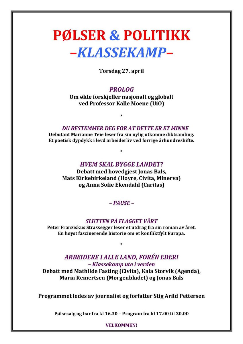 CappelenDamm's tweet image. Tre hete timer hvor opplysende debatt avløses av aktuell litteratur og nytrukne pølser + bar og gratis inngang. Torsdag altså: