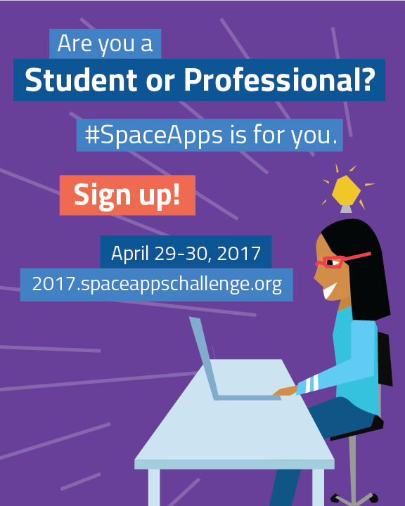 CodeBerkeley's tweet image. We're T-Minus 4 days away from the #SpaceApps_Berkeley event! There's still time, register today: bit.ly/2nYpJdV