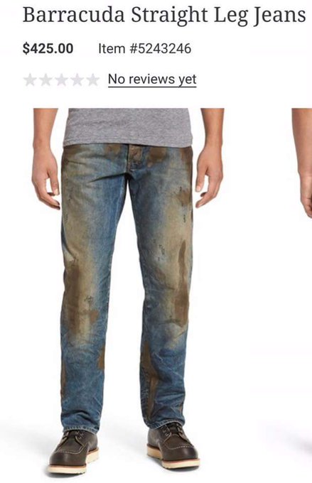 morder dæk Middelhavet Nordstrom is selling jeans caked in fake dirt for hundreds of dollars - The  Washington Post