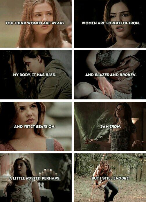 —» You think women are weak?