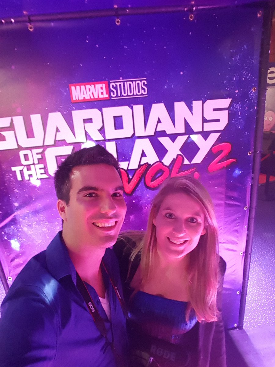 JennoHa's tweet photo. Wat een film! Ik heb nét iets meer gelachen dan @JolienVDSteen! #gotg2be https://t.co/zTL0CpMvrC