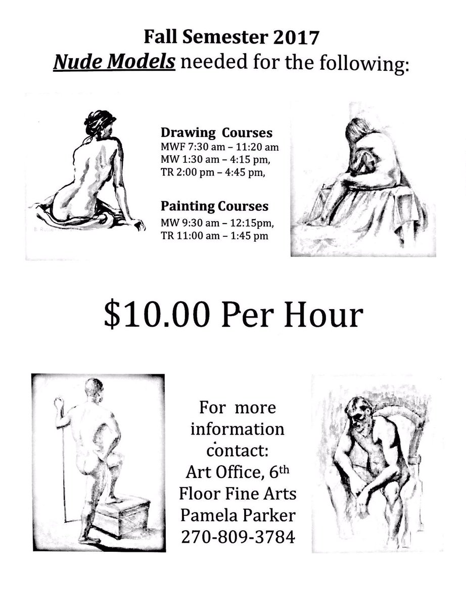Nude models needed