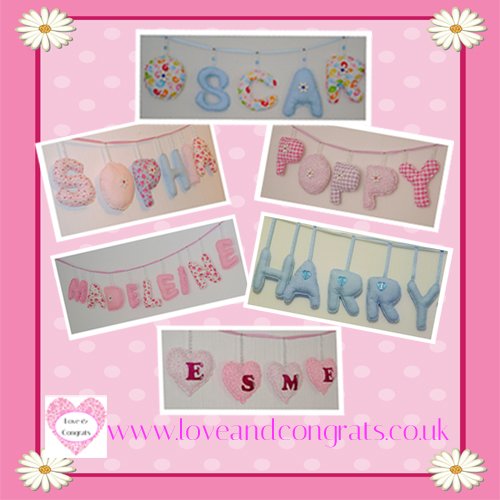 #NameGarlands perfect #gift for #toddlers #tweens and #teens 
Choose your colour scheme - order from website #mummybloggers #LoveAndCongrats