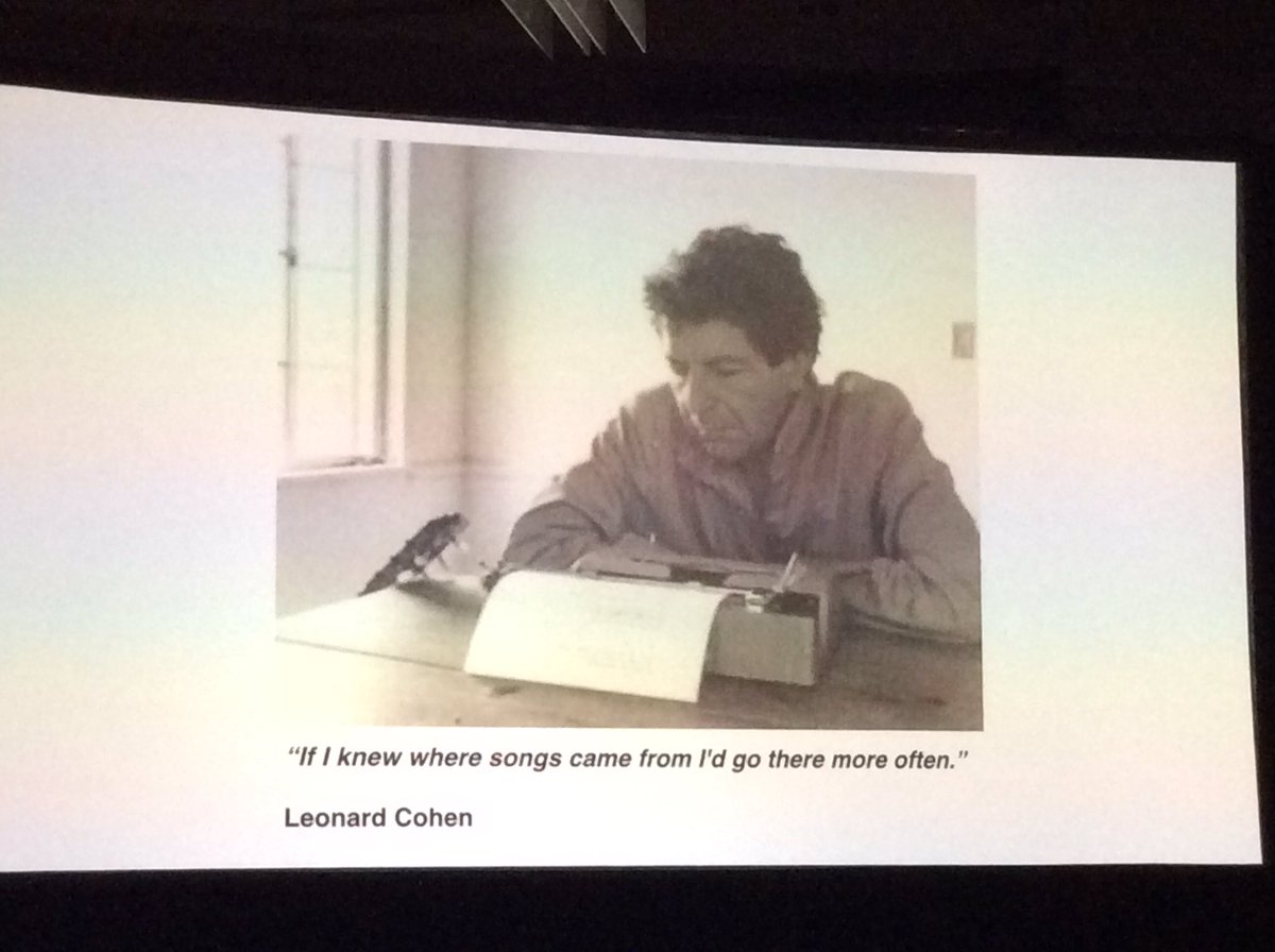 on inspiration. <a href="/dominicwilcox/">Dominic Wilcox</a> keynote. #FITCToronto