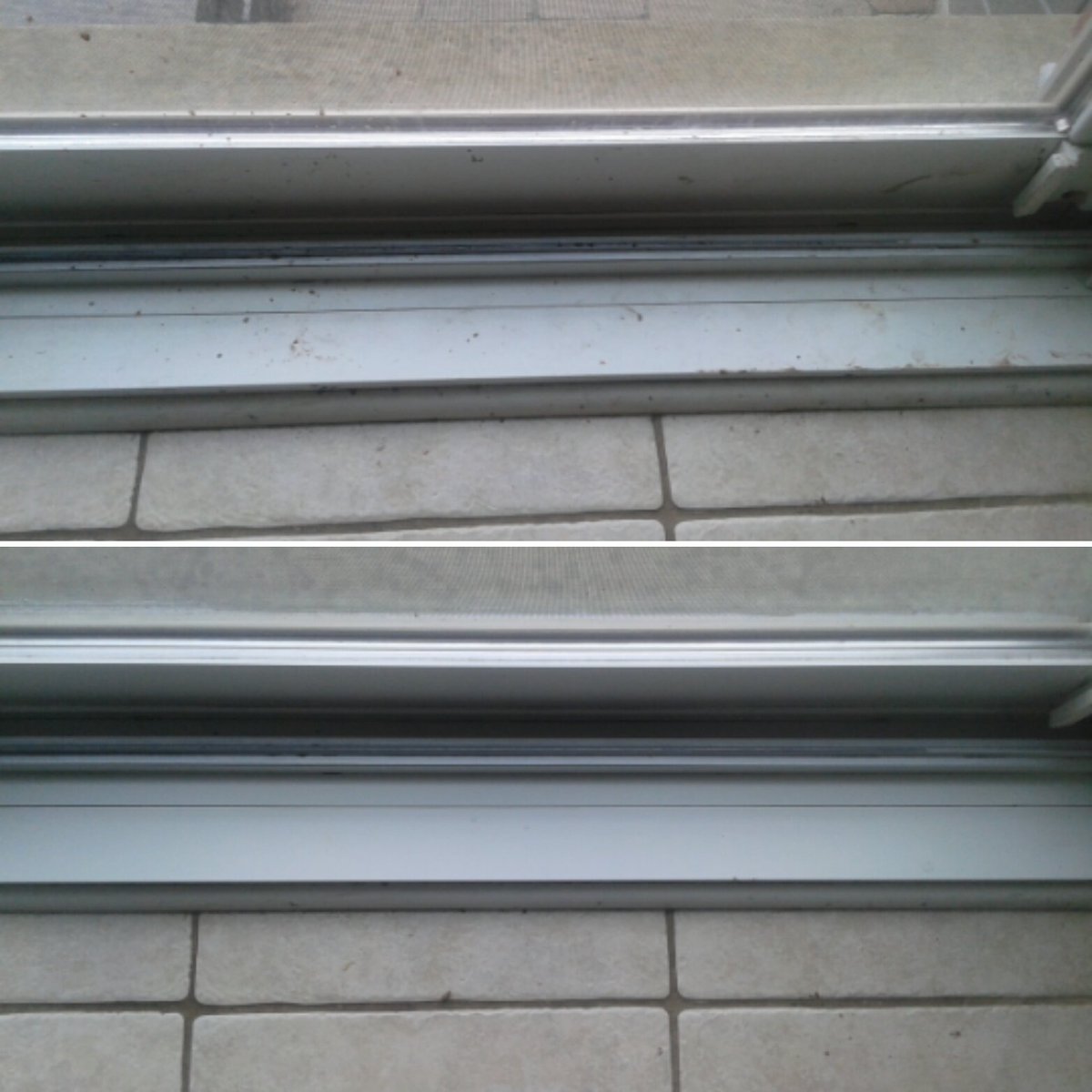 Before and After Door Tracks