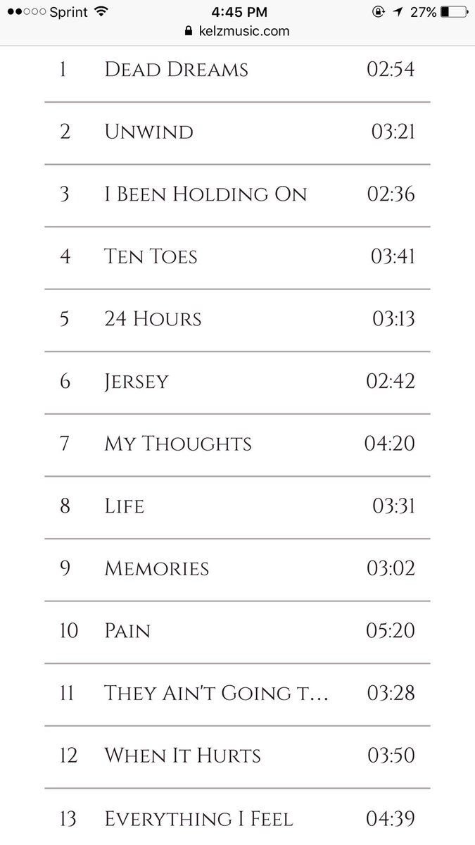 wayneperryca's tweet image. track list.