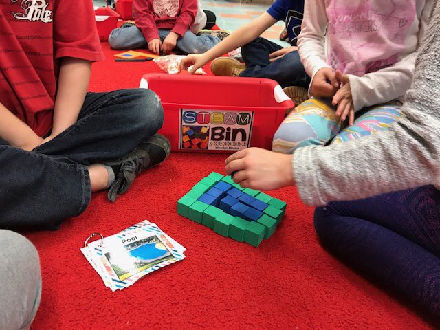 SolancoSchlDist's tweet image. Mrs. Weitzel&apos;s first grade class going full STEAM today! #ClermontPride #MathMoment