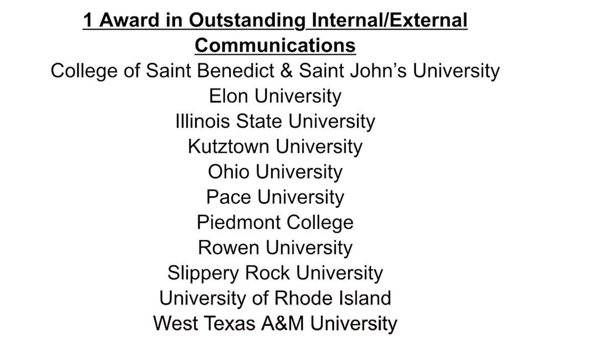 Outstanding Internal/External Communications award for our 2016-2017 AMA chapter! #AMA #Awards #WT