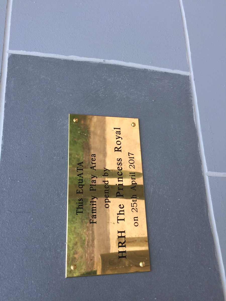 JulesMead203's tweet photo. I accompanied @DCCAndyFrost to Equata, who had created a new play area which was being opened by HRH Princess Anne!👑#inspiringproject 👍 https://t.co/HNlBuUFwc9