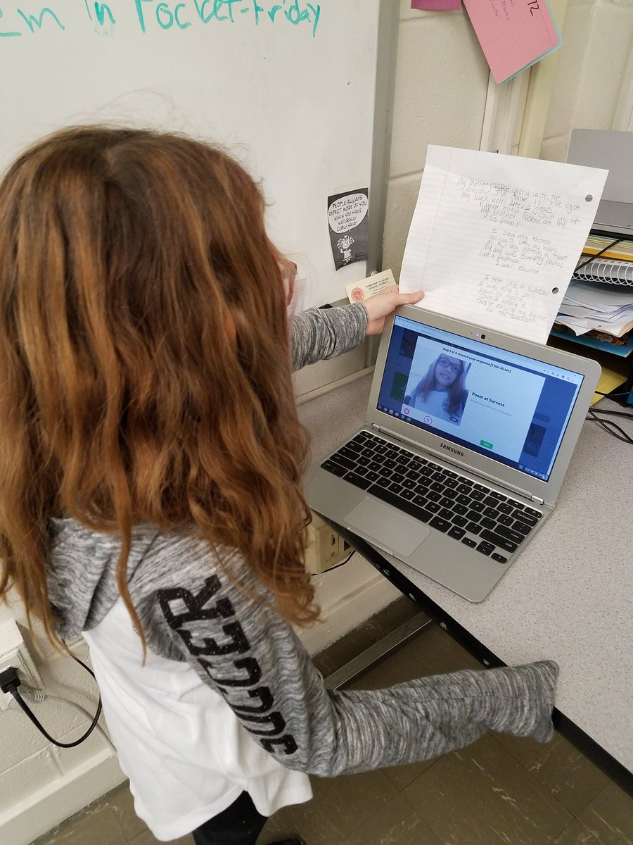 Kevin Ruane (@ruane_otes) on Twitter photo Ss using @flipgrid to recite original poetry in honor of #NationalPoetryMonth. #otespride #spartanlegacy <a href="/BookwormBurnett/">Lindsay Burnett</a> Ss using @flipgrid to recite original poetry in honor of #NationalPoetryMonth. #otespride #spartanlegacy <a href="/BookwormBurnett/">Lindsay Burnett</a>