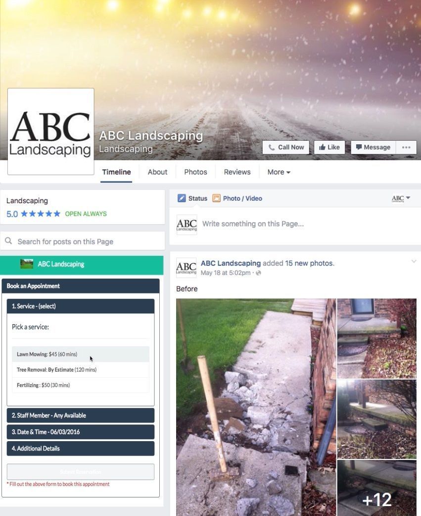 Appointment_Pro's tweet image. Take your Facebook page to the next level by adding our scheduling widget and accepting appointments there! buff.ly/2q53Qgh