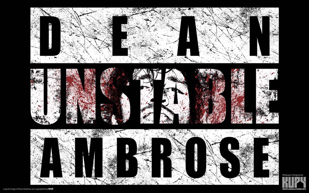 Tdn Wweのdean Ambroseとone Ok Rockのambitions Ambrose Ambitions ロゴと名前が似てますねぇ これはパクリの可能性が微レ存 当てつけ Oneokrock Wwe