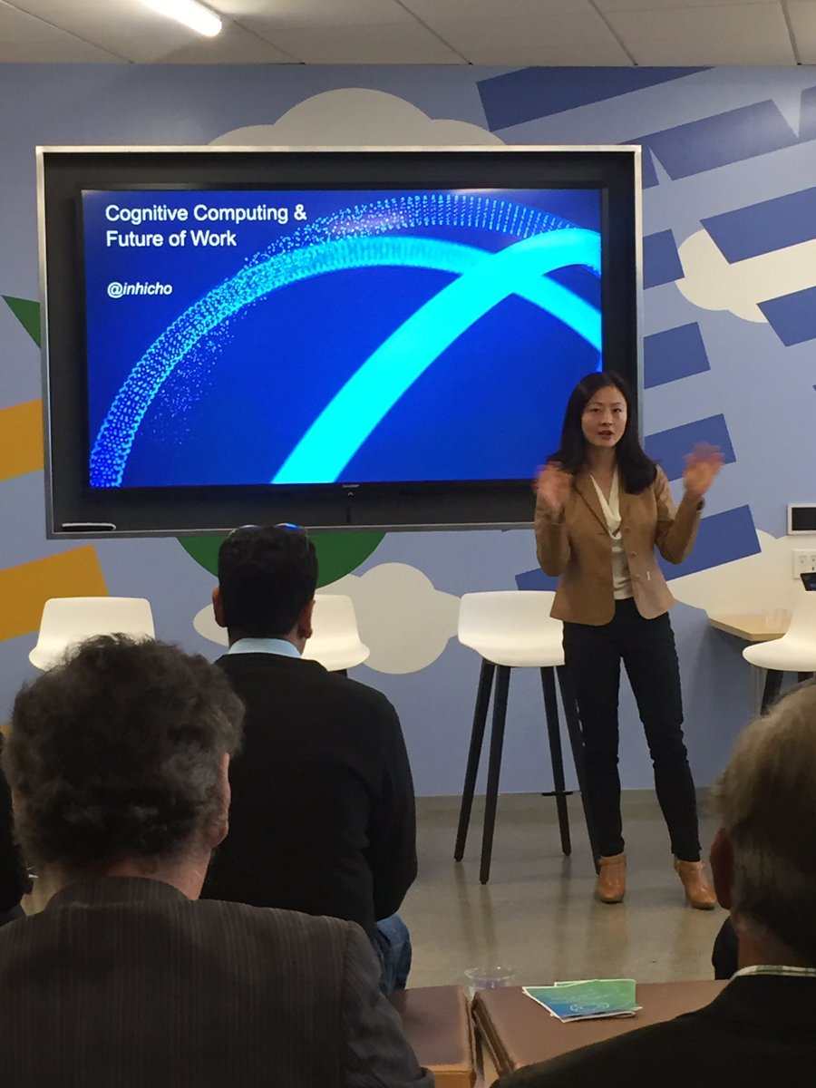 .<a href="/IBM/">IBM</a> 'a  @Inhicho kicks off talking about collaboration and why it needs to be reinvented with cognitive approaches  #SVFCogCom