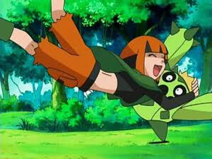 Maeda8 ナエトル対ナエトル スピード対決 放送10周年記念日 コジロウのマスキッパに噛み付かれたナタネさん大喜びww ウツボットと交換を持ちかけられたコジロウ またウツボットに飲まれたい 瞬発力のあるナタネさんのナエトルにサトシの