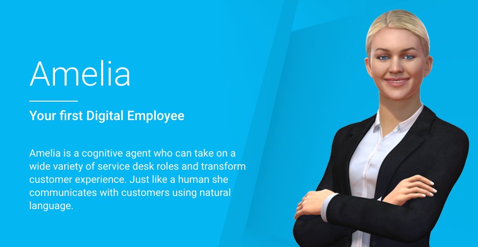 MyPOV: @IPSoft is going some impressive things with their "#AI employee" Amelia who can automate several customer and employee interactions.