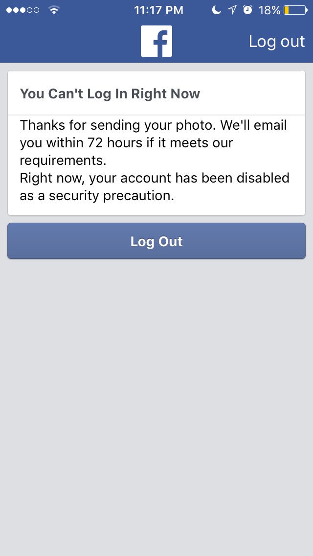 @facebook What is going on?#facebook72hours