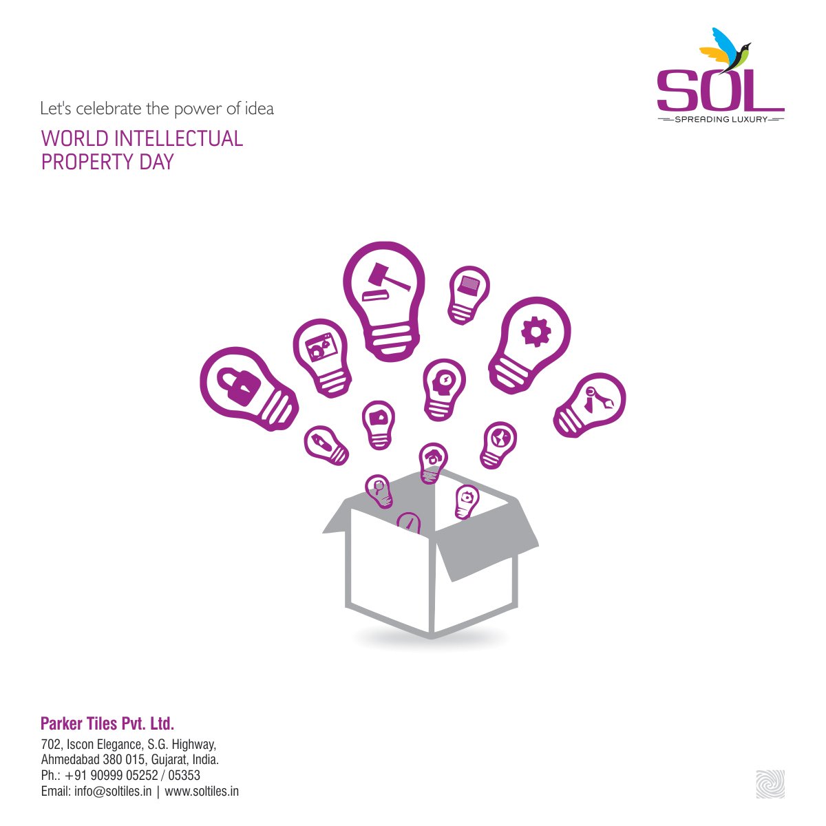 SolTileOfficial's tweet image. Let's celebrate the power of idea. World Intellectual Property Day!
#SolTiles #Ceramic #InteriorProduct #BuildingMaterial #Architecture