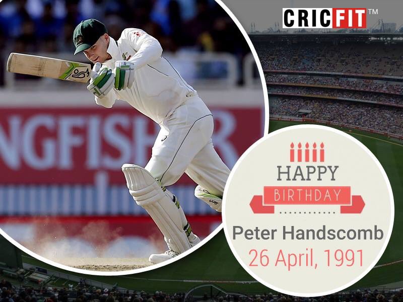Cricfit Wishes Peter Handscomb a Very Happy Birthday! 